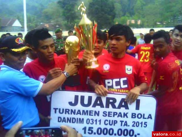 Tim Korwil Sumbar Juarai Dandim Painan Cup