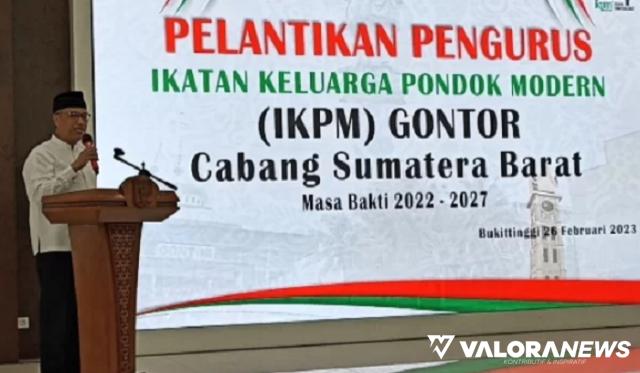 Wawako Bukittinggi Didaulat jadi Ketua IKPM Gontor Cabang Sumatera Barat