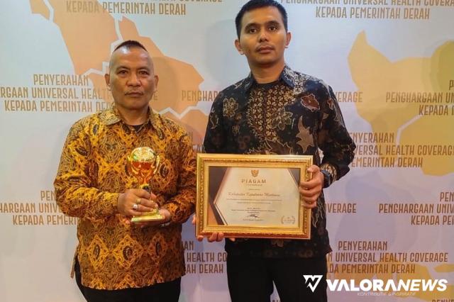 Kepesertaan JKN Lebihi 95%, Mentawai Raih UHC Award 2023