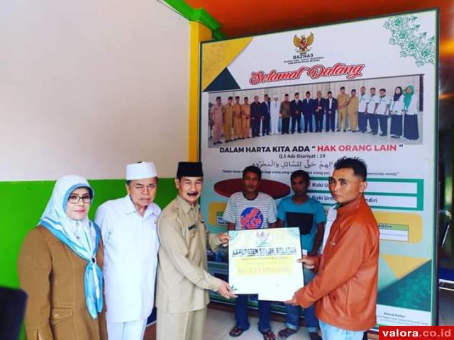 Baznas Solsel Salurkan Zakat untuk Tiga Program