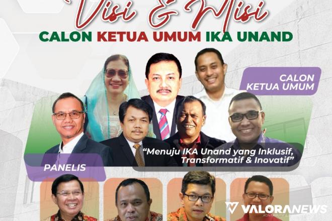 Visi Misi 7 Calon Ketua Umum Alumni Unand Dibedah Sabtu Besok, Ini Panelisnya