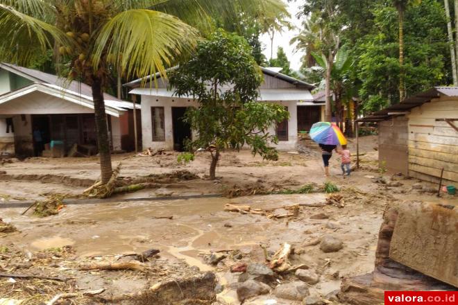 Banjir Bandang Hantam 4 Jorong, 190 KK Butuh Bantuan Pangan