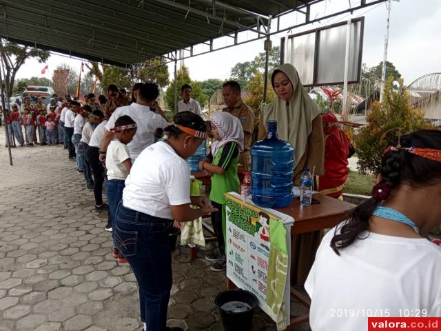 Lomba Cuci Tangan Meriahkan Peringatan HCTPS Sedunia Tingkat Mentawai