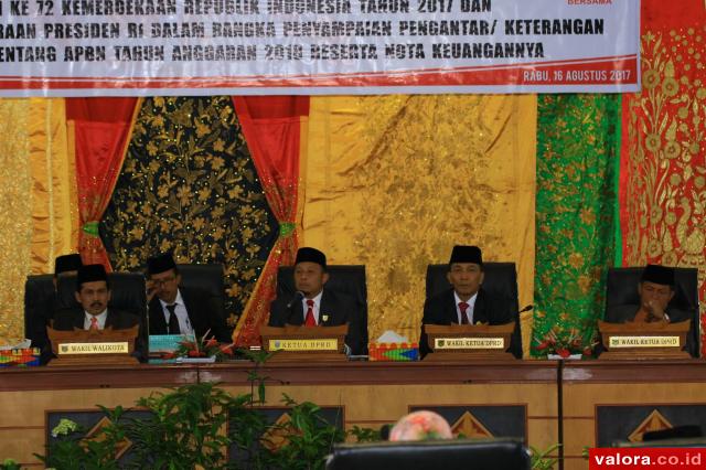Pemerintah Kota Padangpanjang Dengarkan Pidato Presiden
