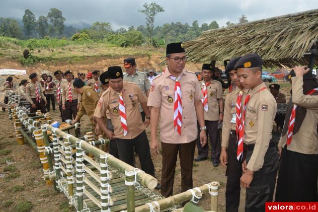 Pramuka Solsel Gelar Kemah Bhakti di Camintoran