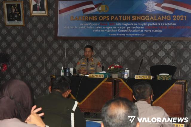 Polres Padang Panjang Matangkan Persiapan Operasi Patuh Singgalang 2021