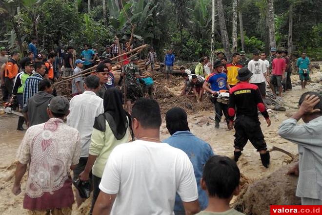 Banjir Bandang, Ratusan Warga Aia Manggih Mengungsi