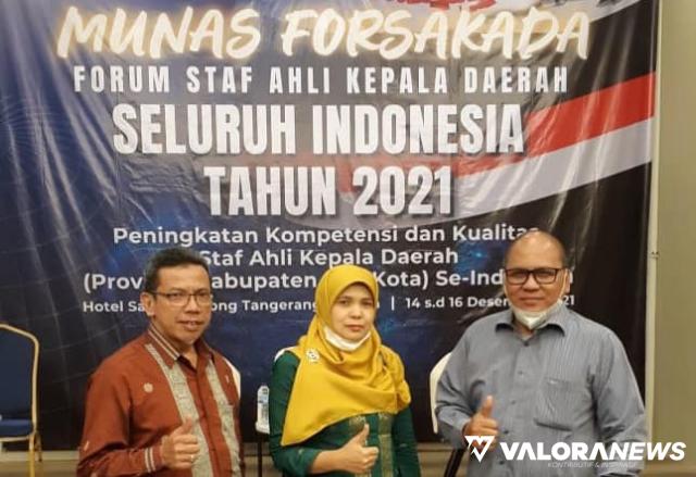 Tiga Staf Ahli Wali Kota Padang Panjang Ikuti Munas Forsakada di Banten
