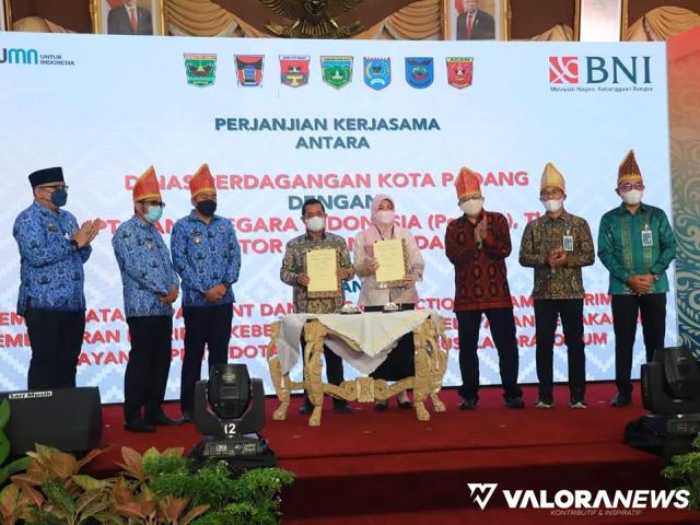 Pemko Padang dan BNI Jalin Kerjasama Digitalisasi Keuangan di Dua Sektor