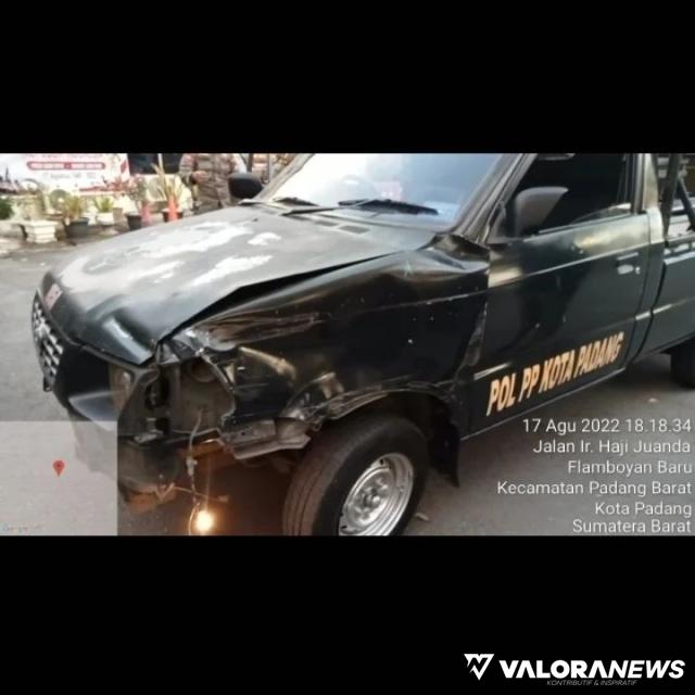Lima Personil Satpol PP Padang jadi Korban Lemparan Batu