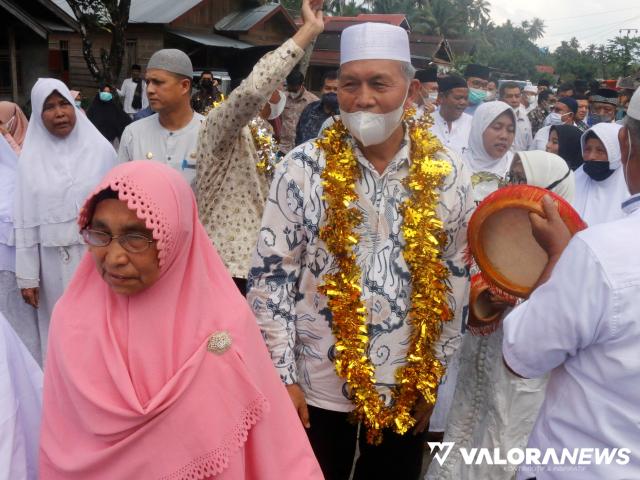 Bupati dan Wabup Pasbar Letakan Batu Pertama Pembangunan Masjid Musdalifah Simpang Godang