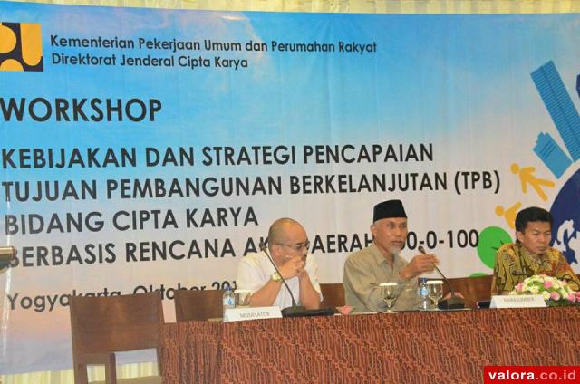 Mahyeldi Paparkan Strategi TPB Terkait Sanitasi di Yogyakarta