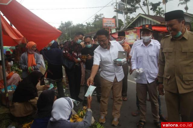 Indra Catri Ingatkan Pentingnya Mengenakan Masker Saat Berkunjung ke Pasar Lasi