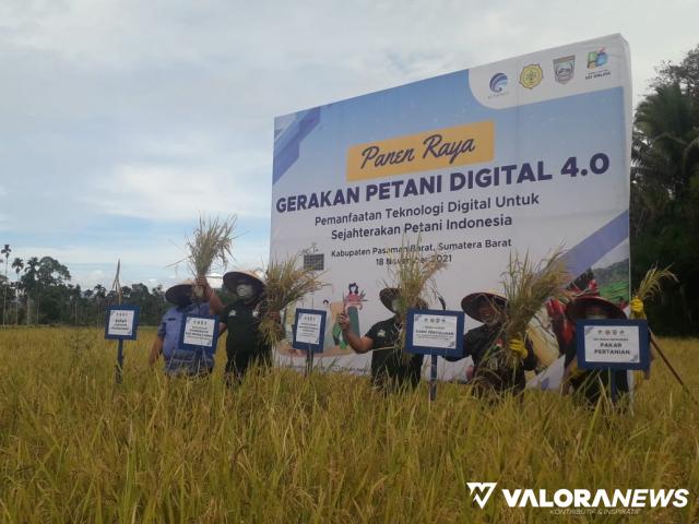 Panen Raya Gerakan Petani Digital 4.0: Petani Simpang Timbo Abu Dikenalkan Pemanfaatan...