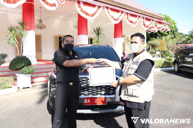 Audy Ikuti Langkah Gubernur Sumbar, Serahkan Hyundai Palisade ke Satgas Covid19