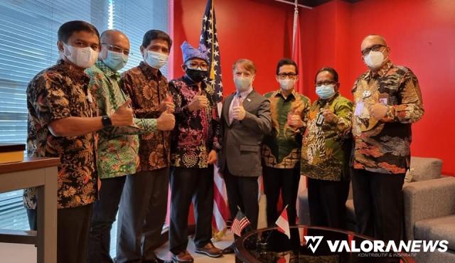 Hendri Septa Bertemu Konsul AS di Medan, Ini yang Dibicarakan