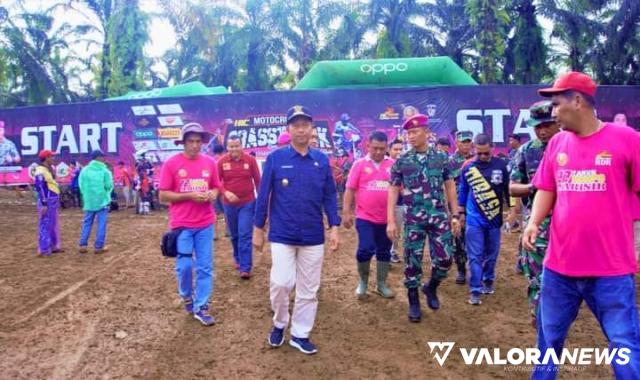 Pertahanan Pangkalan II Padang Gelar Motorcross di Sirkuit HIC Padang Tujuh