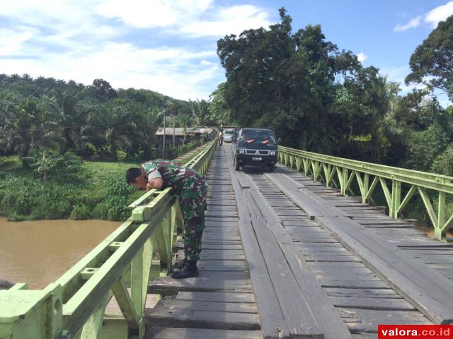 Tim Den Zipur Payakumbuah Temukan Penyebab Kerusakan Jembatan Pulai