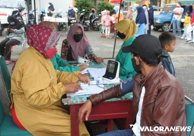 43 Warga Ikuti Vaksinasi di GOR Banca Laweh