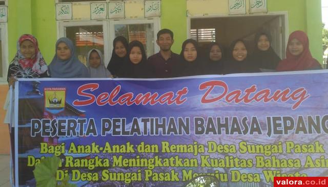 Dana Desa Sungai Pasak Dialokasikan untuk Pembelajaran Bahasa Jepang