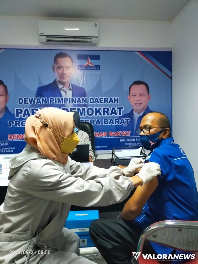 Partai Demokrat Sumbar Sediakan Vaksin Sinovac, Nurnas: Bukti Kecintaan ke Masyarakat