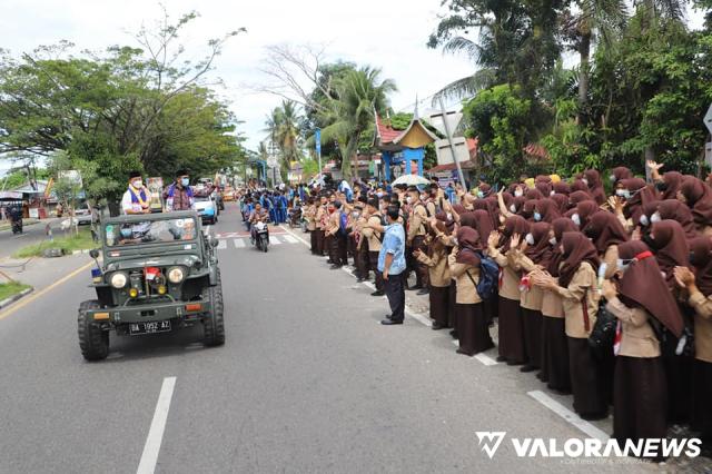 Kafilah MTQ ke-39 Padang Diarak Keliling Kota