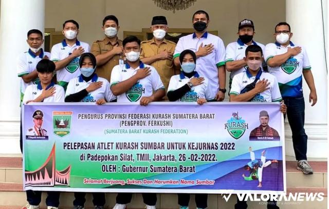 Gubernur Lepas 7 Atlet Kurash Sumbar Berlaga di Kejurnas