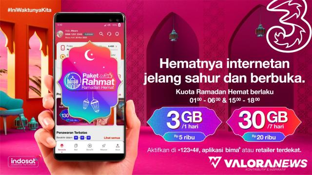 Ini Promo Tri Selama Ramadhan