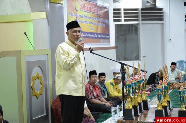 Masjid Imaduddin Gelar MTQ: Mahyeldi Ajak Generasi Muda jadi Penghafal Quran