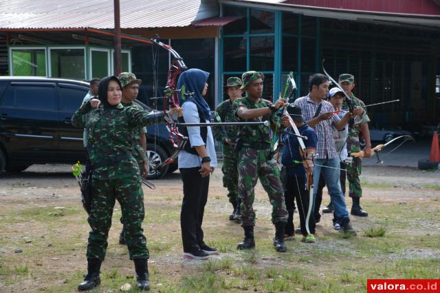 Korem WBR Bangun Sport Center Wirabraja di Lapangan Terandam