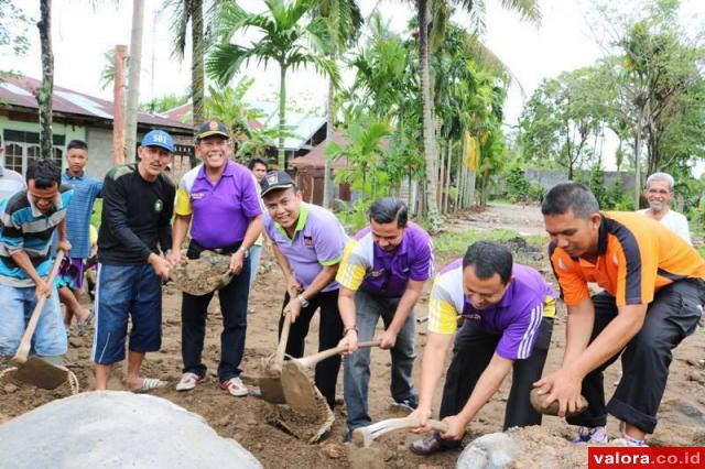 Buka Jalan Baru di Gunung Pangilun, Wahyu: Partisipasi Warga Capai Rp2 Miliar