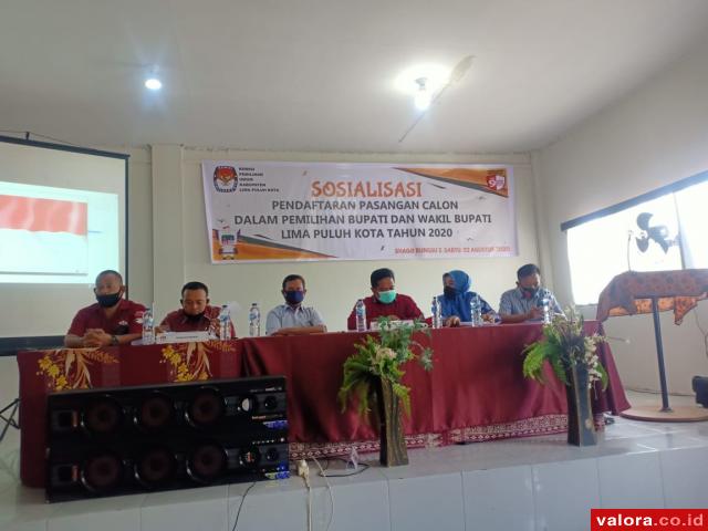 Ini Materi Penting Tatacara Pendaftaran Paslon di Pemilihan Bupati Limapuluh Kota 2020