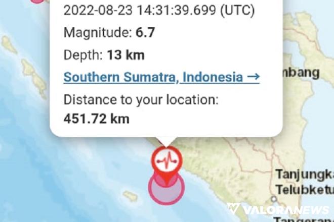 Gempa 6,5 SR Menggoyong Bengkulu Selatan
