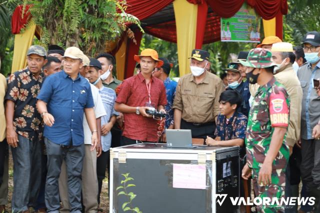 Gubernur Sumbar Luncurkan Teknologi Drone Sprayer di Punggasan