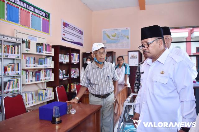 Nagari Manggopoh Miliki Gedung Perpustakaan, Dibangun Pakai Dana Desa