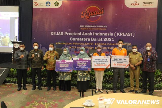 Capai Target Inklusi Keuangan, 1000 Pelajar di Sumatera Barat Buka Rekening SimPel
