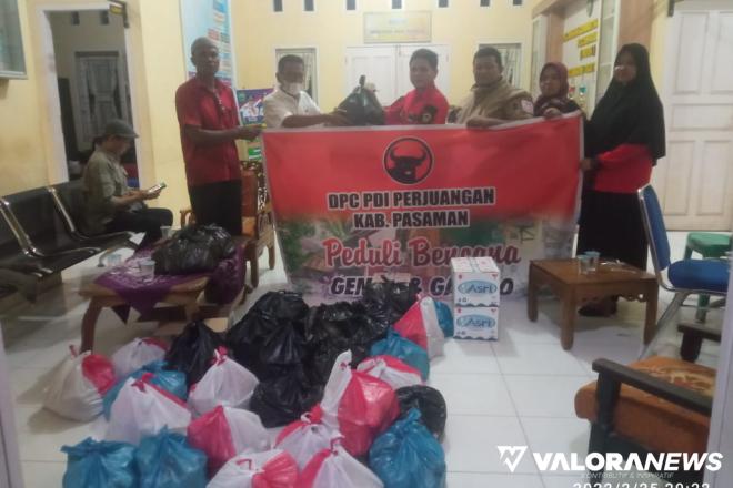 Puan Maharani Kirim 5000 Kg Beras untuk Korban Gempa, 1000 Nasi Bungkus Dibagikan Langsung