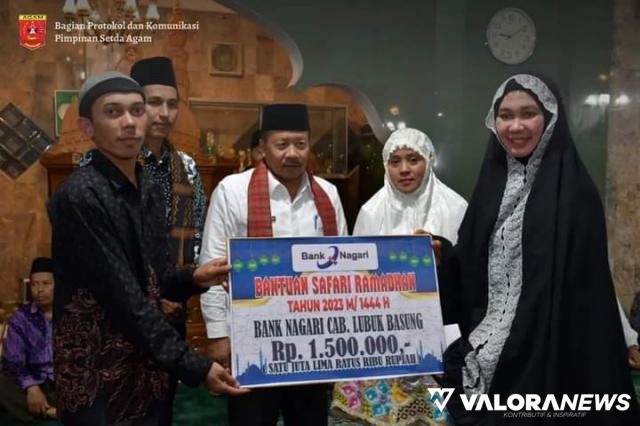 Safari Ramadhan Nagari Panampuang, Andri Warman: Rumah Tahfiz jadi Program Prioritas Agam