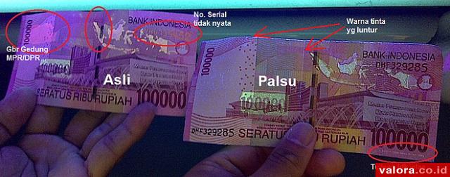 Waspadai Uang Palsu dengan 3D