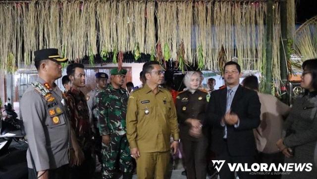 Pj Bupati Tinjau Perayaan Natal dan Kesiapan Pengamanan Nataru Tahun 2022 di Mentawai