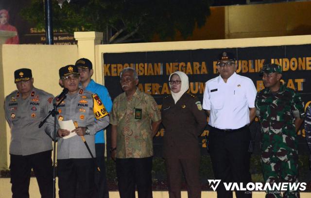 350 Personil dan 140 Armada Disiagakan untuk Pengamanan Natal di Padang