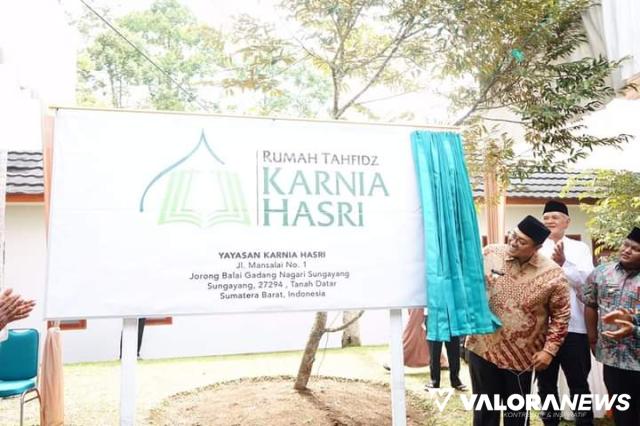 Artis Harry Capri Dirikan Rumah Tahfiz ke-8 di Sungayang Tanah Datar