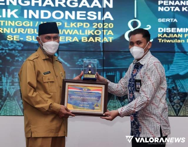 Sumatera Barat Terima WTP yang Kelima