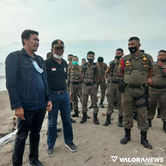 Satpol PP Padang Monitoring Pantai Muaro Lasak Pascaditertibkan