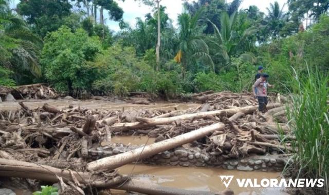 Batang Nango di Nagari Kajai Tiba-tiba Kering, Warga Cemas Ancaman Galodo