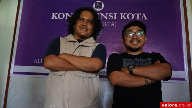 Terpilih Aklamasi: Aidil Ichlas dan Ade Suhendra Pimpin AJI Padang Periode 2021-2024