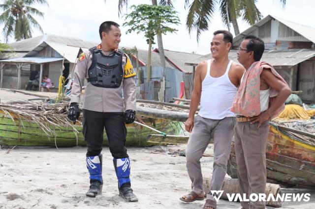 Kapolres Pasaman Barat Tinjau Pemukiman Warga di Pantai Sikabau Pasca Gempa 7,3 SR
