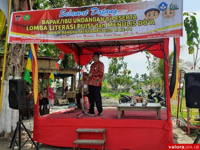 Hendri Septa Apresiasi Lomba Literasi Puisi dan Menulis Doa