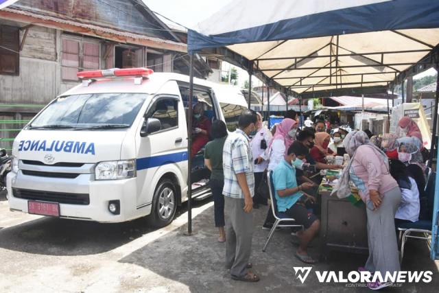 Wako Padang Luncurkan Vaksinasi Mobile di Pasar Tanah Kongsi