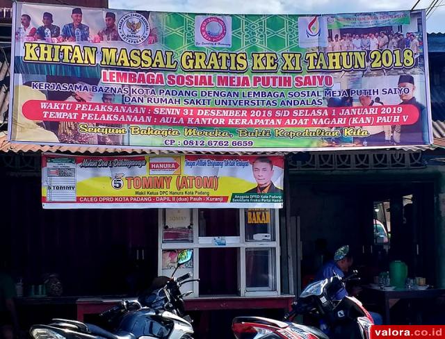 Lembaga Sosial Meja Putih Saiyo Gelar Khitan Gratis